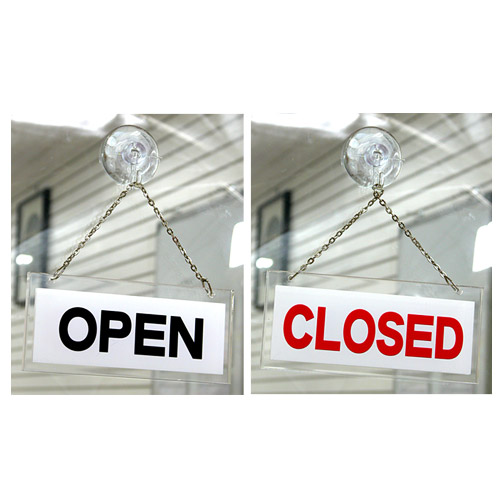 [Ʈ]OPEN,CLOSED()/180x80x8mm code 7101
