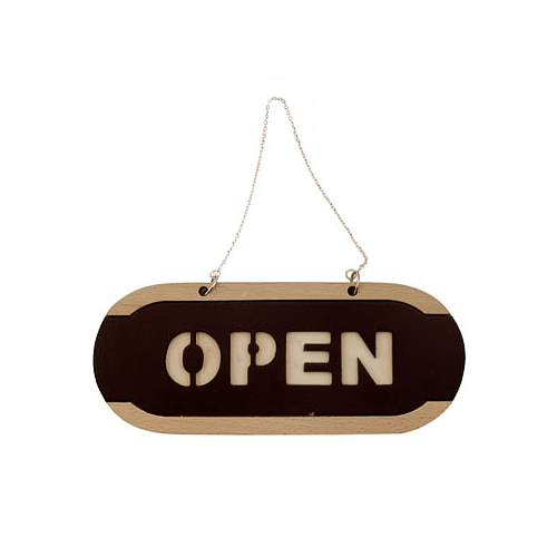 [Ʈ]OPEN-CLOSED()/218x90mm code 6702